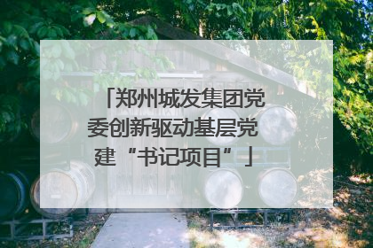 郑州城发集团党委创新驱动基层党建“书记项目”