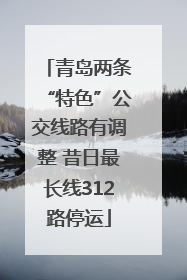 青岛两条“特色”公交线路有调整 昔日最长线312路停运