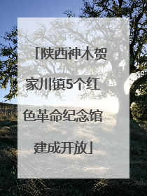 陕西神木贺家川镇5个红色革命纪念馆建成开放
