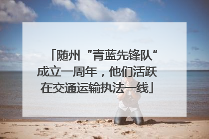 随州“青蓝先锋队”成立一周年，他们活跃在交通运输执法一线