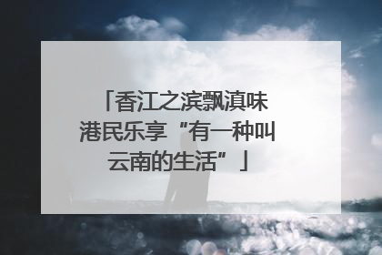 香江之滨飘滇味 港民乐享“有一种叫云南的生活”