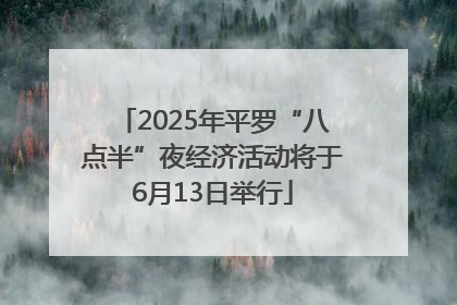 2025年平罗“八点半”夜经济活动将于6月13日举行