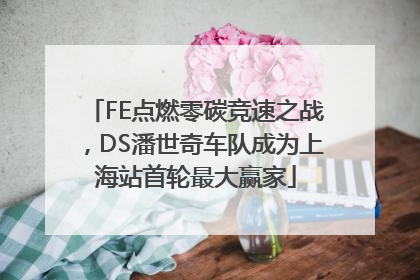 FE点燃零碳竞速之战，DS潘世奇车队成为上海站首轮最大赢家