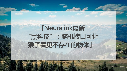 Neuralink最新“黑科技”：脑机接口可让猴子看见不存在的物体